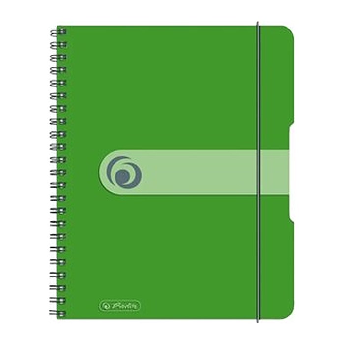 Herlitz Spiralblock "to go" PP-Cover A5 80 Bl. Apfel