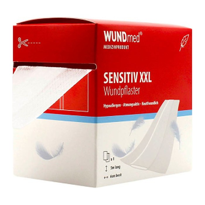 WUNDmed® Pflaster Sensitiv-Hypoallergen 05-034 weiß 6,0 cm x 5,0 m, 1 St.