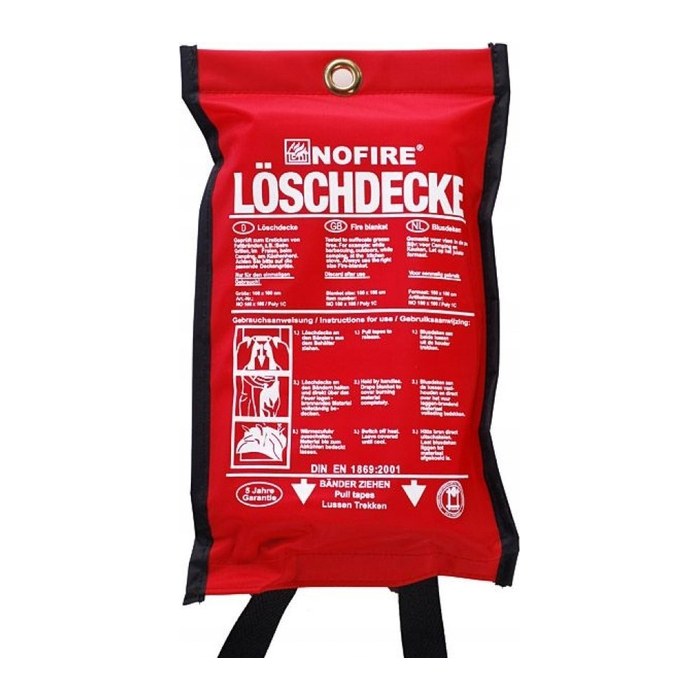 NOFIRE Löschdecke NO 160x180 POLY 1C im Polybag