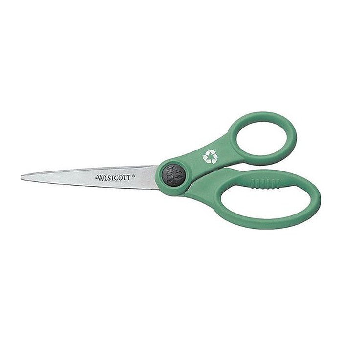 WESTCOTT Papierschere Kleen Earth grün 13,0 cm