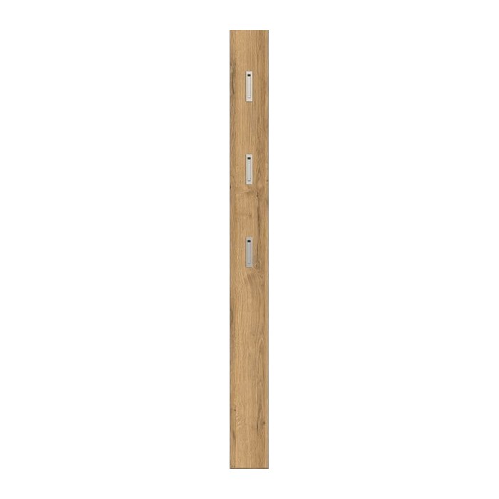 GERMANIA Wandgarderobe 3348-243 eiche Holz 3 Haken 15,0 x 170,0 cm, 1 St.