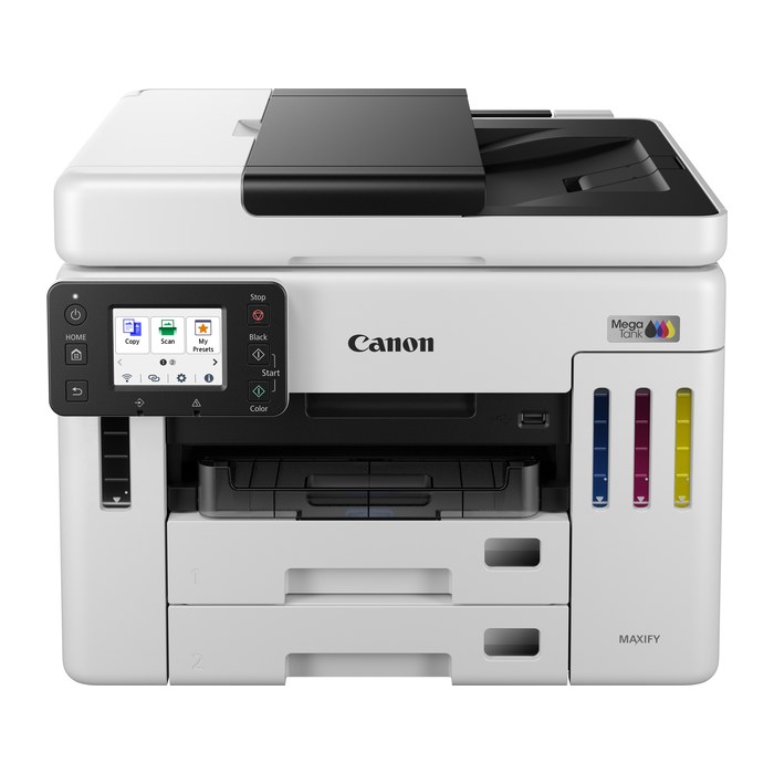 Canon MAXIFY GX7150 4 in 1 Farb-Tintenstrahl-Multifunktionsdrucker weiß