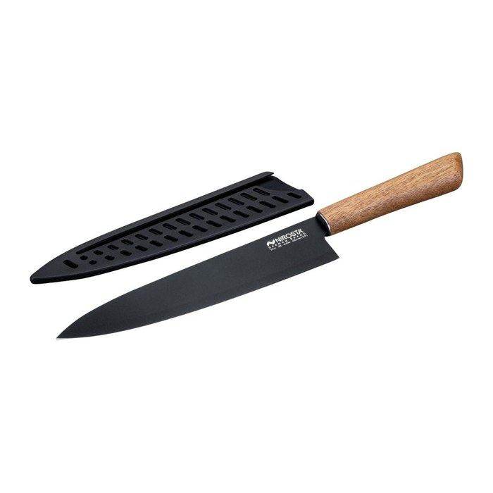 NIROSTA Kochmesser Flow Fair schwarz, Klinge: 20,5 cm, 1 St.