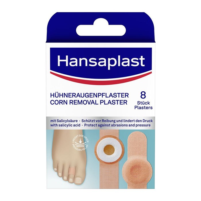 Hansaplast Hühneraugen-Pflaster 50430 beige, weiß, 8 St.