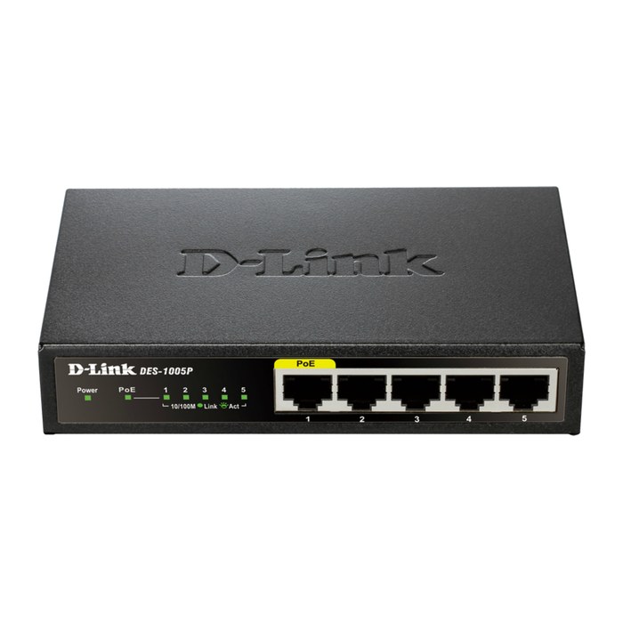 D-Link DES-1005P/E Switch 5-fach