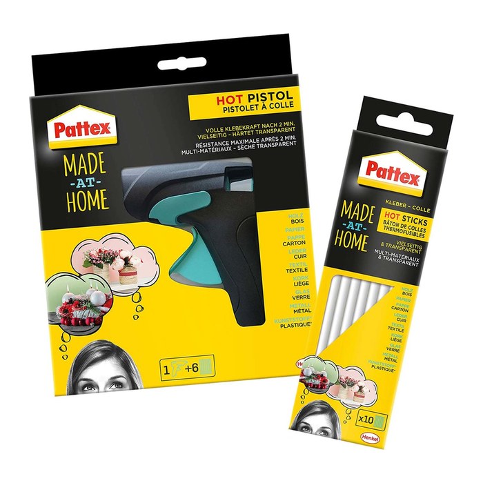 Pattex Made at Home Heißklebepistole schwarz, 1 Set
