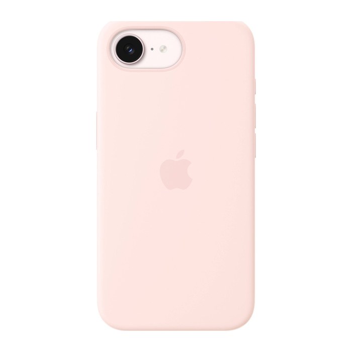 Apple Silikon Case mit MagSafe Handyhülle für Apple iPhone 17e hellrosa