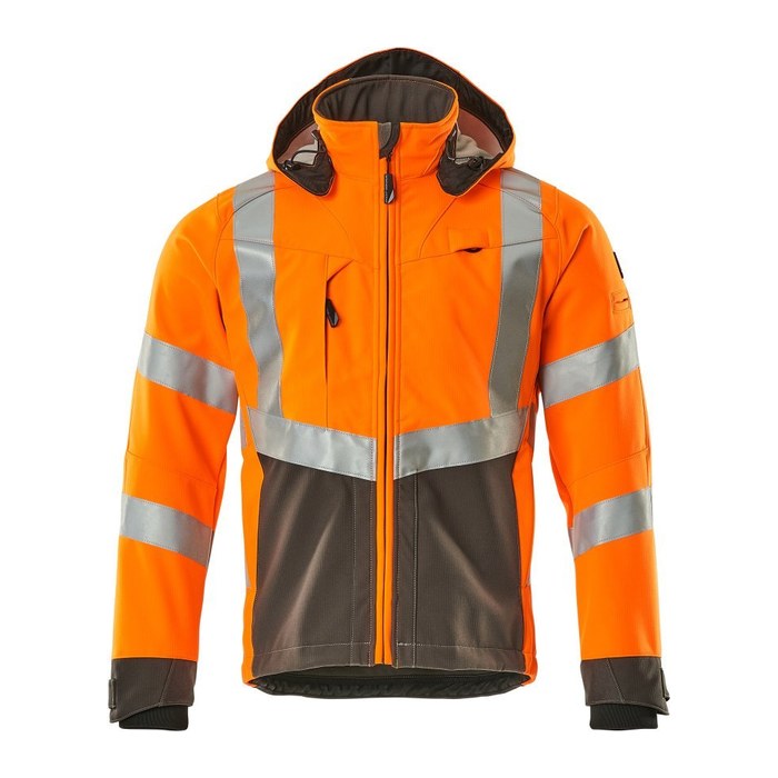MASCOT® unisex Warnjacke Blackpool warnorange, anthrazit Größe 2XL