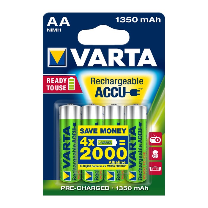 Varta Akku RECHARGE Power AA HR6 1350mAh 4St.