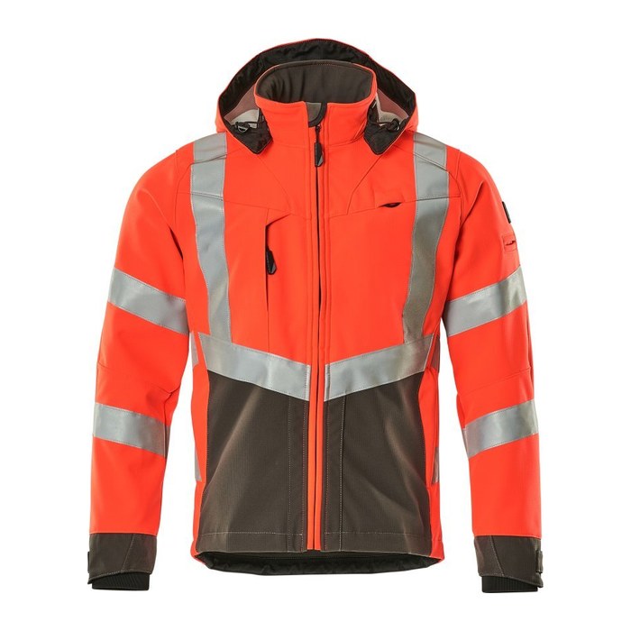 MASCOT® unisex Warnjacke Blackpool rot, anthrazit Größe XL