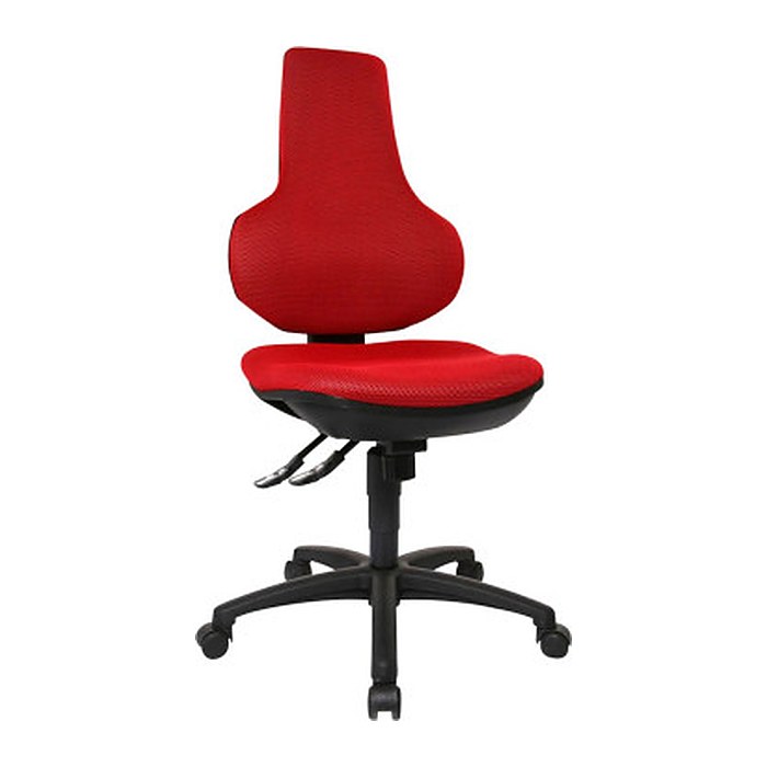 Topstar Bürostuhl Ergo Point® SY, EP02BB2 Stoff rot, Gestell schwarz