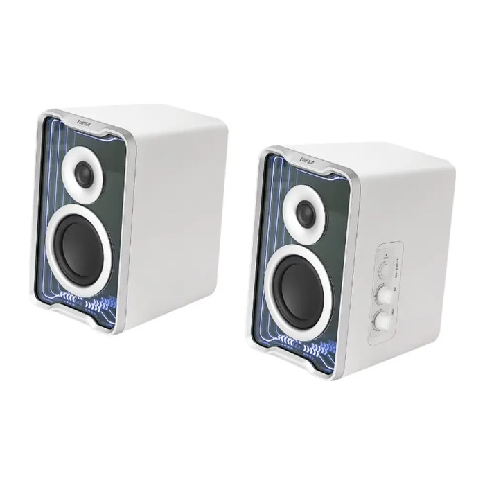 Edifier QR30 Desktoplautsprecher weiss Bluetooth,RGB retail