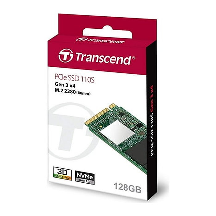 SSD 128GB Transcend M.2 MTE110S (M.2 2280) PCIe Gen3 x4 NVMe