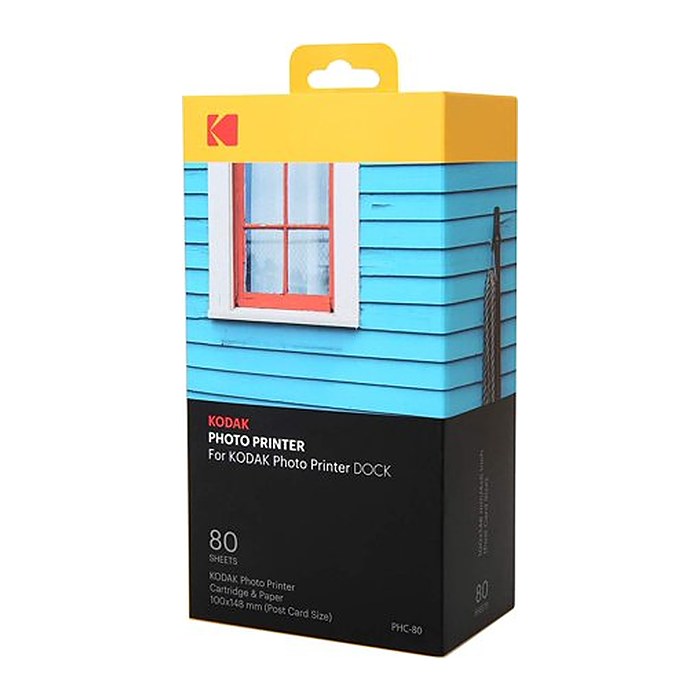 Kodak Printkartusche 80 Blatt Fotopapier 4,0"x6,0" retail