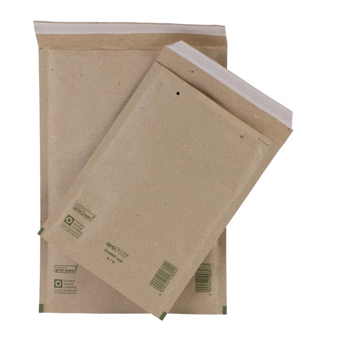 aroFOL® CLASSIC Luftpolstertaschen eco 4/D braun für DIN B5, 100 St.