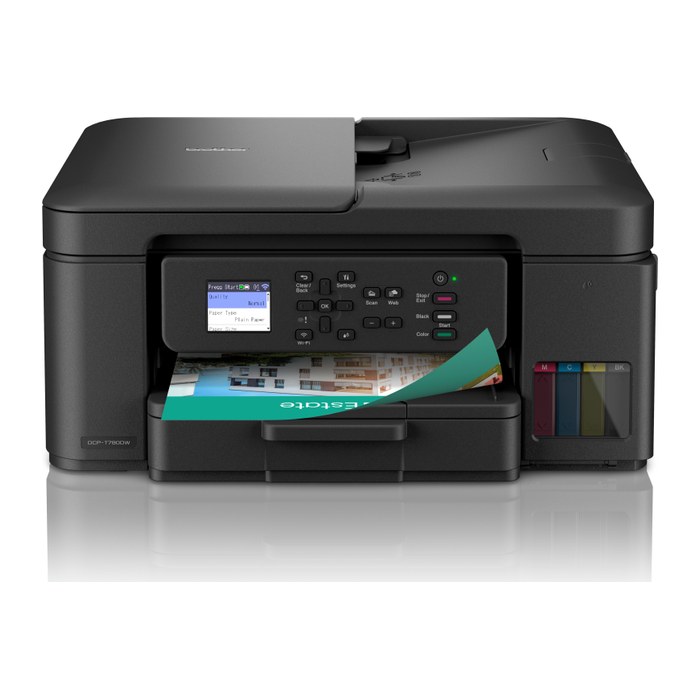brother DCP-T780DW 3 in 1 Farb-Tintenstrahl-Multifunktionsdrucker schwarz