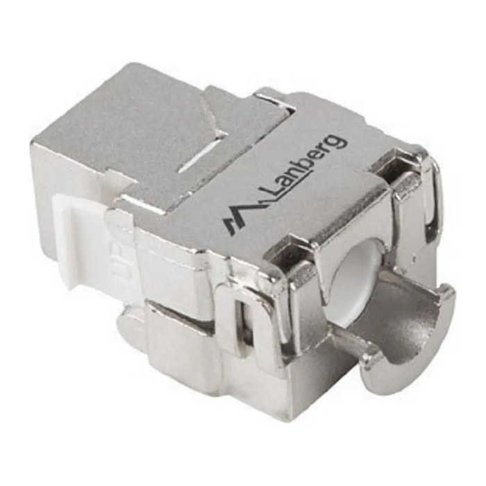 LANBERG Keystone Modul RJ45->LSA CAT.6A FTP 180° werkzeuglos