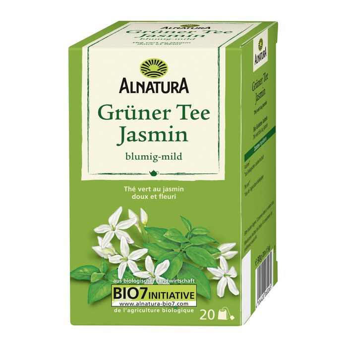 ALNATURA Grüner Tee Jasmin Bio-Tee 20 Portionen
