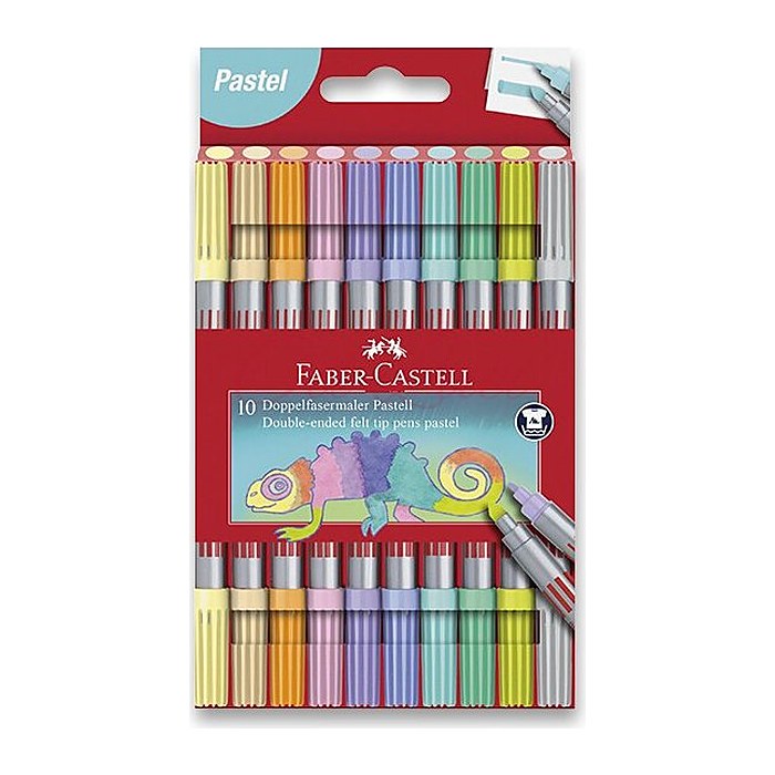 FABER-CASTELL Filzstifte farbsortiert, 10 St.