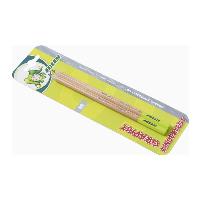 JOLLY Bleistifte HB braun/grün, 2 St.