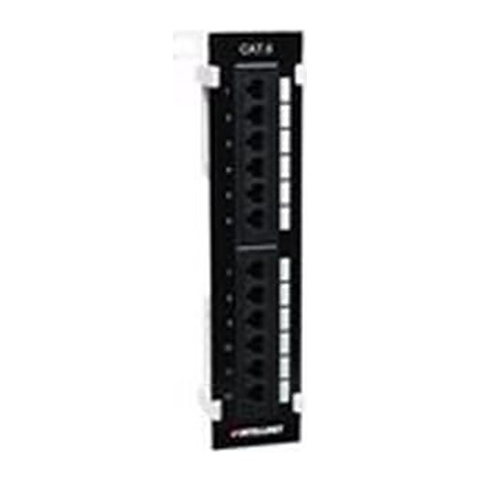 INTELLINET Patchpanel 12-Port Cat6 UTP Wandmontage sw