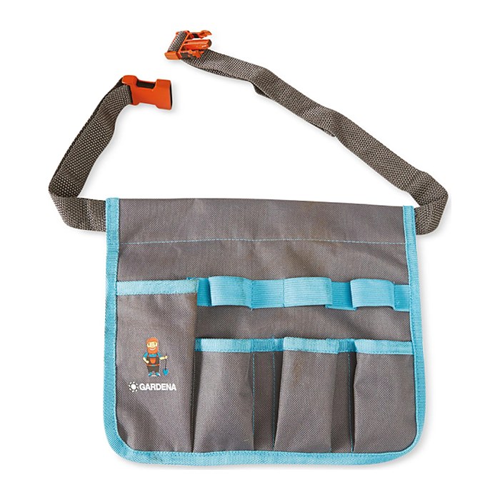 HAPPY PEOPLE® Spielzeug-Gartenwerkzeug Gardena Gürteltasche blau, schwarz, rot, grau
