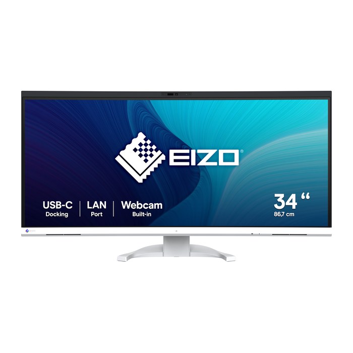 EIZO 86.7cm (34,1") EV3450XC-WT 21:9 4K 2xHDMI+DP+USB-C Curv