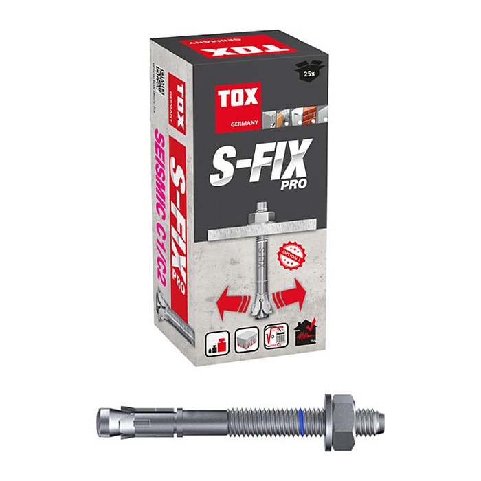 TOX Bolzenanker S-Fix Pro 04010224, 25 Stück