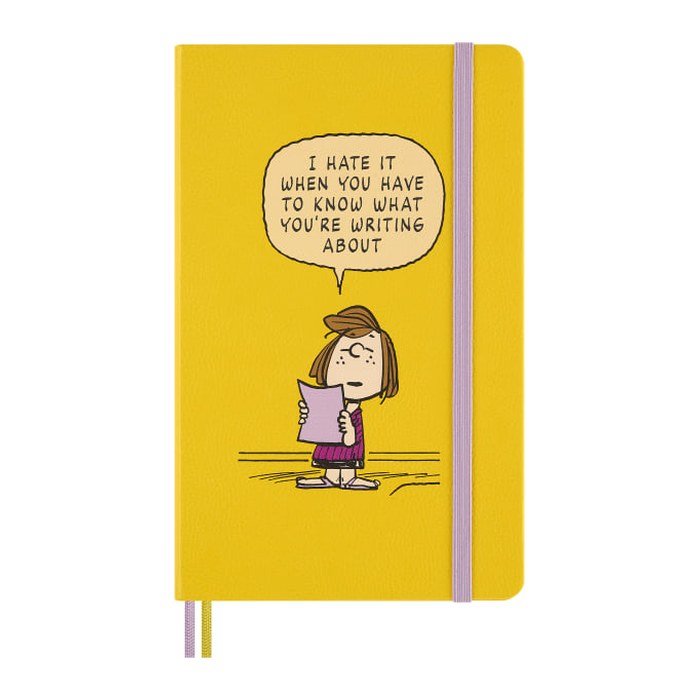 MOLESKINE Notizbuch Peanuts Paddy ca. DIN A5 liniert, orange Hardcover 176 Seiten, 1 St.