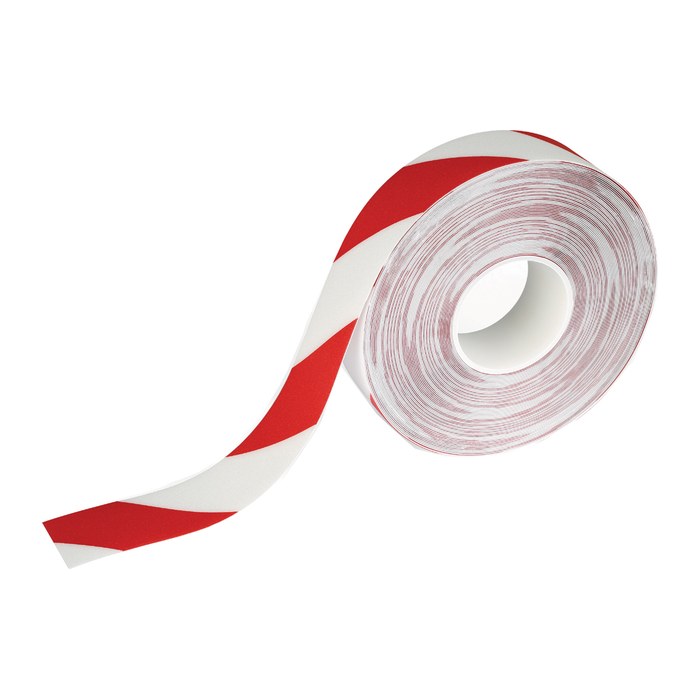 DURABLE Bodenmarkierungsband Duraline Strong 2 Colours rot, weiß 50,0 mm x 30,0 m