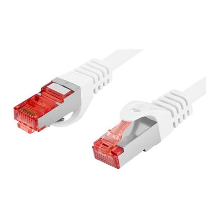 LANBERG Patchkabel CAT.6 S/FTP LSZH CU 1,5m Fluke Zert. wß