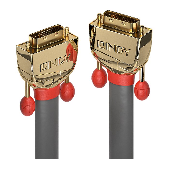 LINDY DVI-D Dual Link Kabel Gold Line 15m