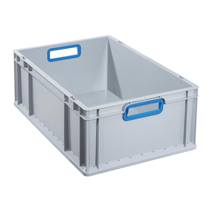 Allit ProfiPlus Eurobox grau, blau 40,0 x 60,0 x 22,0 cm, 1 St.