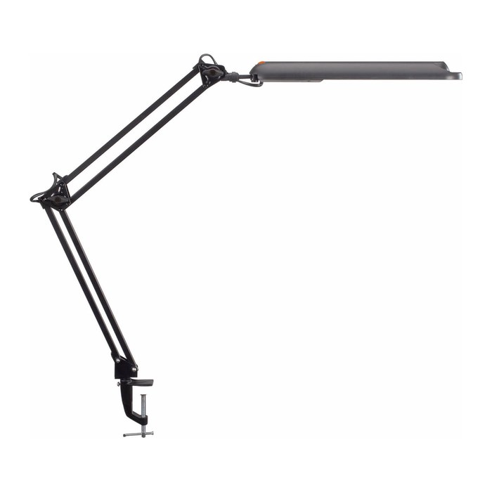 MAUL MAULatlantic LED Schreibtischlampe schwarz 6 W mit Tischklemme