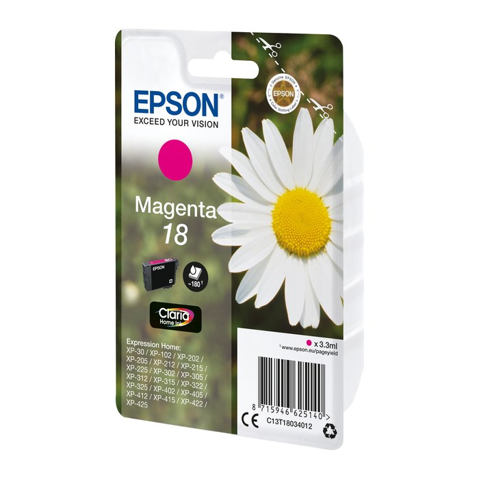 EPSON 18 / T1803 (Gänseblümchen) magenta Druckerpatrone