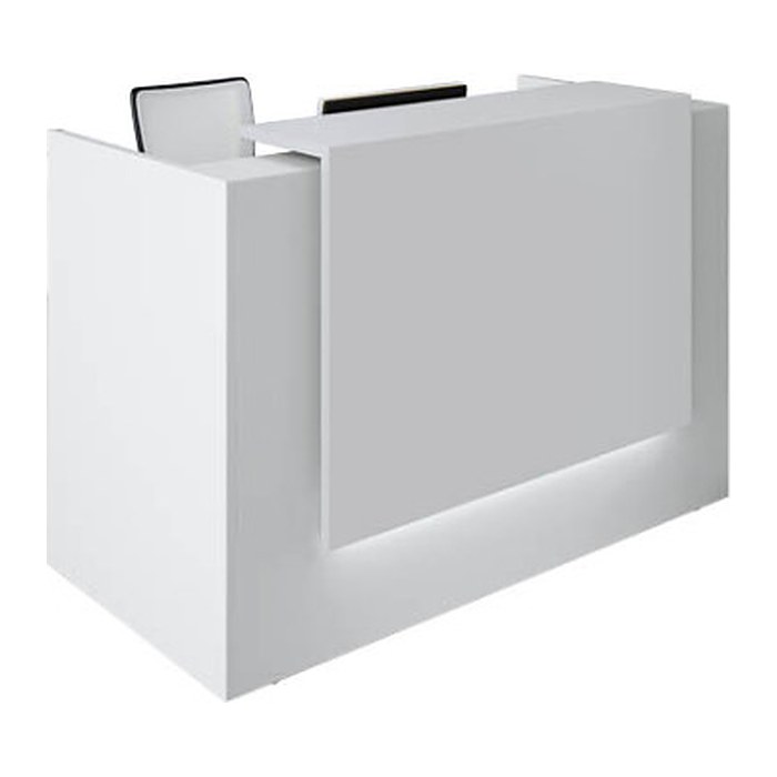 Quadrifoglio Empfangstheke gerade, weiß 166,0 x 88,0 x 113,0 cm