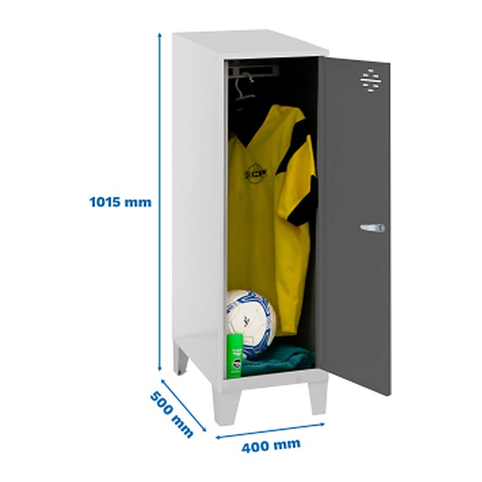 Simonrack Spind SIMONLOCKER DISM anthrazit, grau 8425437121562, 1 Schließfach 40,0 x 50,0 x 101,5 cm
