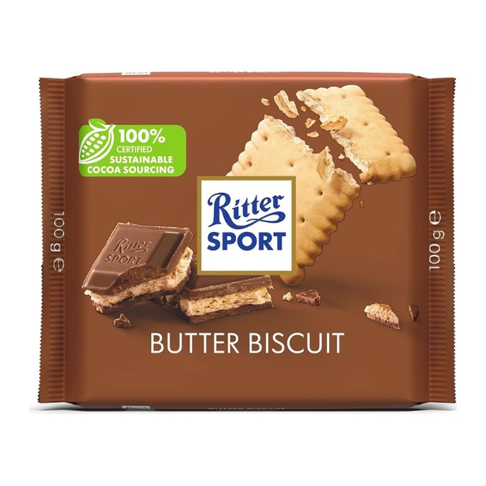 Ritter SPORT KNUSPERKEKS Schokolade 100,0 g, 1 St.
