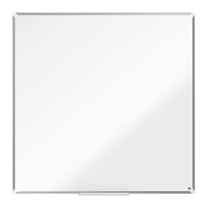 nobo Whiteboard Premium Plus 120,0 x 120,0 cm weiß, silber lackierter Stahl