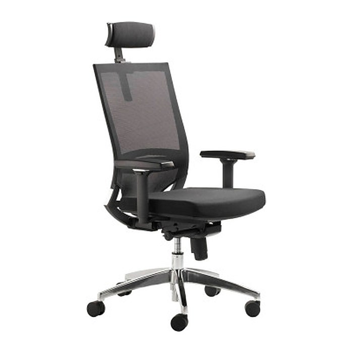 Mayer Bürostuhl myOPTIMAX, 2486 Stoff schwarz, Gestell alu