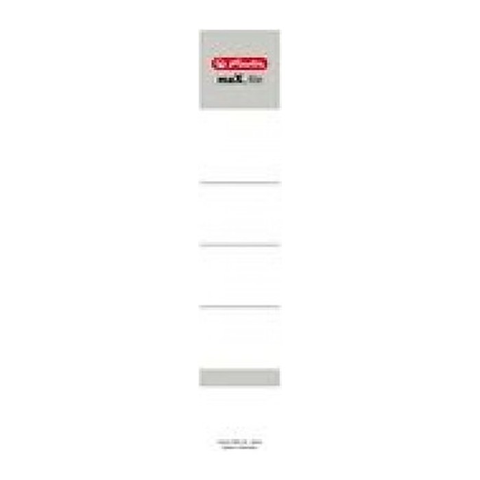 herlitz Ordneretiketten maX.file weiß für 5,0 cm Rückenbreite, 10 St.
