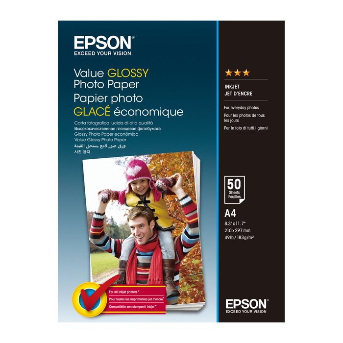 EPSON Fotopapier C13S400035 DIN A4 hochglänzend 183 g/qm 20 Blatt