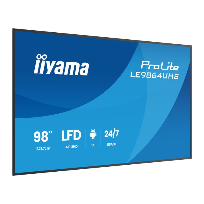 IIYAMA 247.7cm(97,5") LE9864UHS-B1AG 16:9 2xHDMI+USB-C (Speditionsversand)
