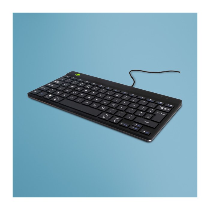R-Go Tastatur Compact Break UK-Layout verkabelt schwarz