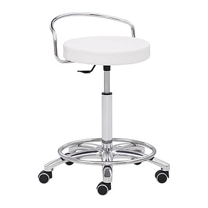 Mayer Sitz- & Stehhocker 1253 30582 weiß Kunstleder, 1 St.