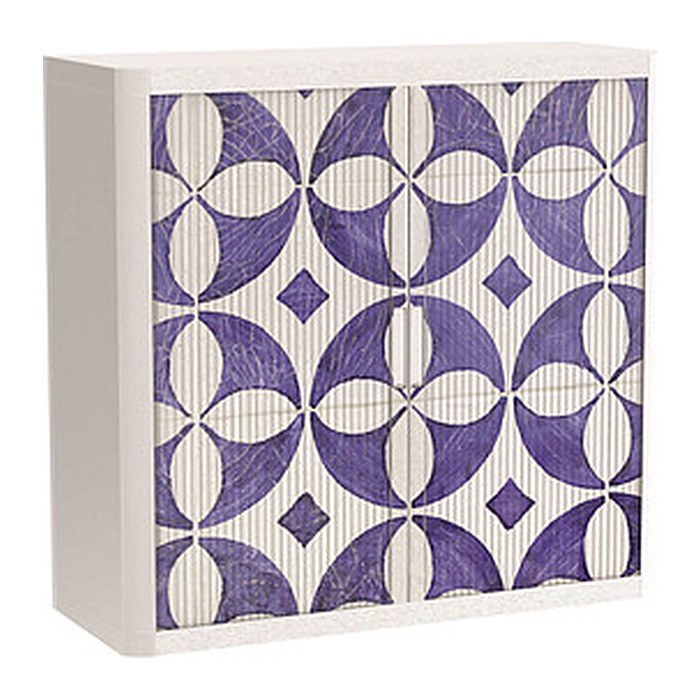 PAPERFLOW easyOffice Contents Rollladenschrank 61210 2 Fachböden 110,0 x 41,5 x 104,0 cm