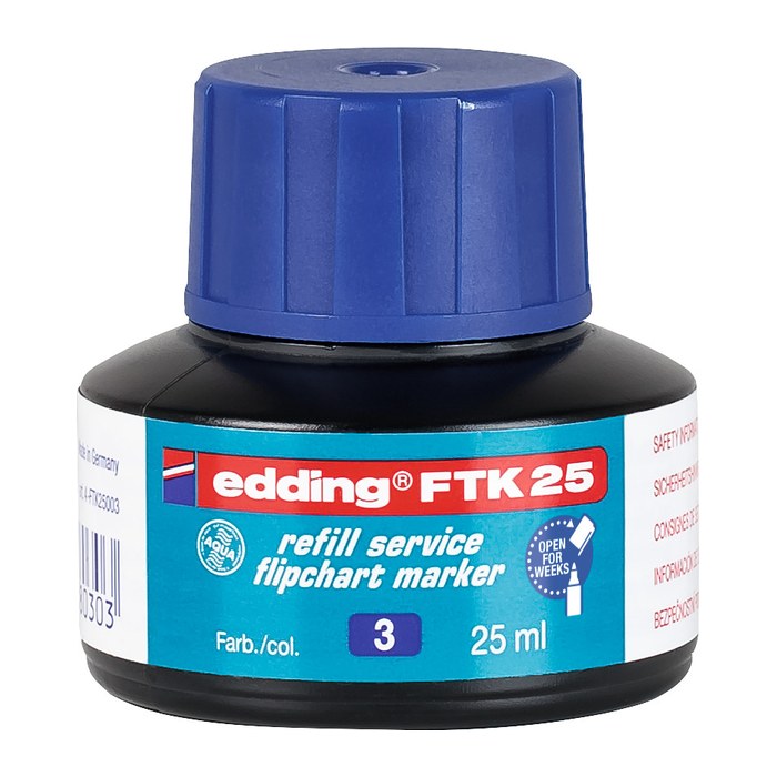 edding Nachfülltinte FTK 25 blau