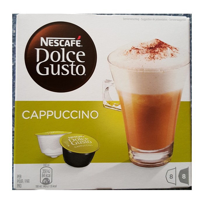 NESCAFÉ DOLCE GUSTO® CAPPUCCINO Kaffeekapseln, Arabicabohnen 8 St.