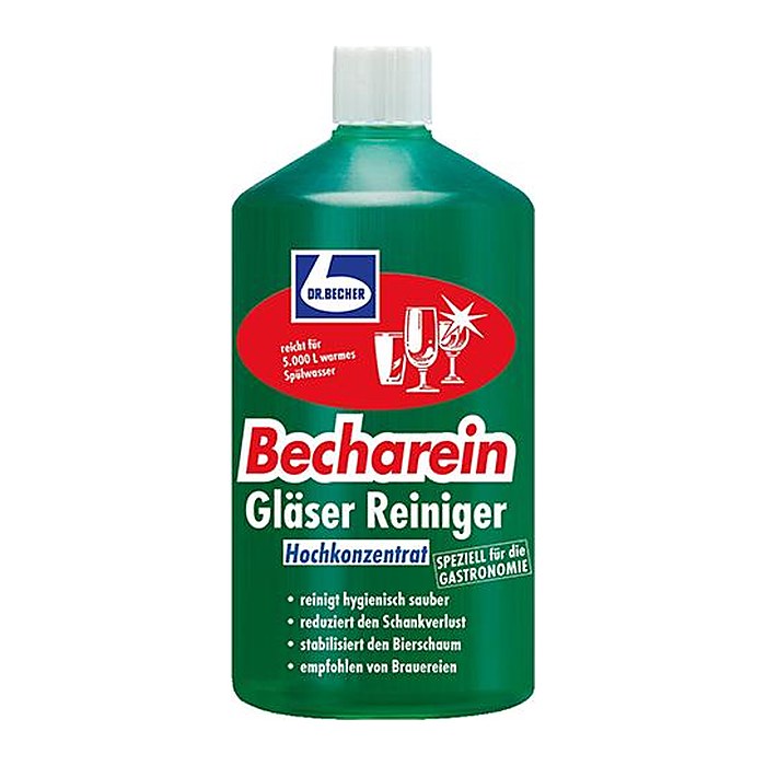 DR.BECHER Becharein Gläser Reiniger Spülmittel, 1 l, 1 St.