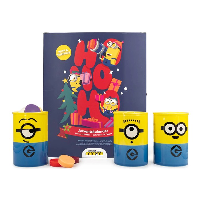 Minions Adventskalender mit Teelicht Duftlampe +24xDuftwachs